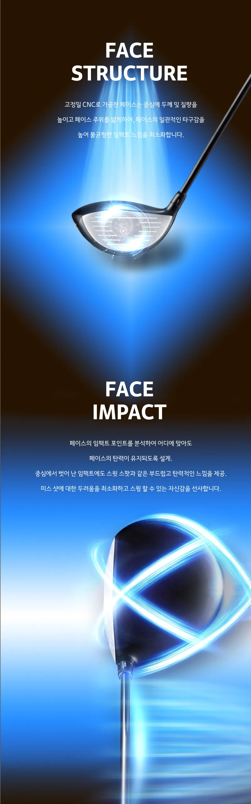 MODEL01 DRIVER — 신소재 Ti-HEG · 페이스 구조